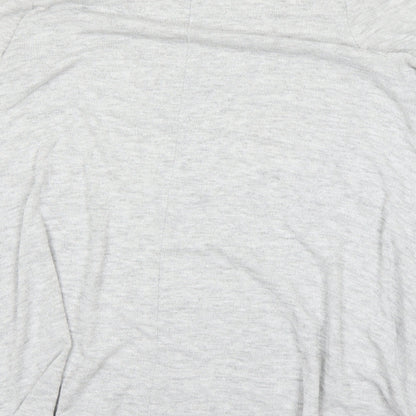 Brand and care label for River Island women’s grey jumper, size UK 10