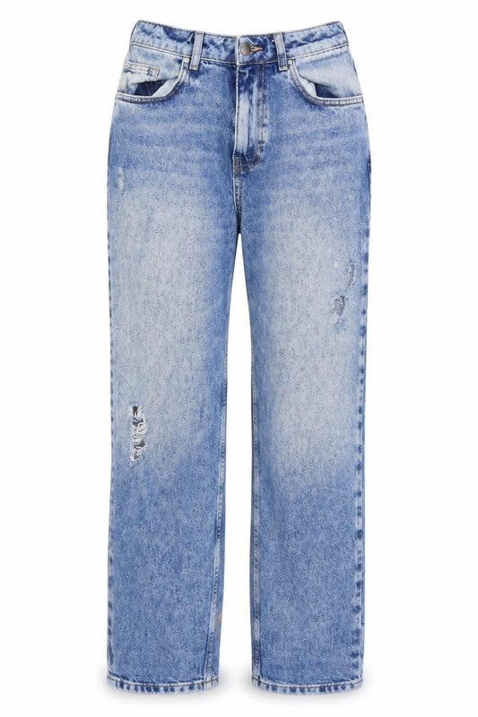 DENIMCO Womens Blue   Straight Jeans Size 10 L30 in