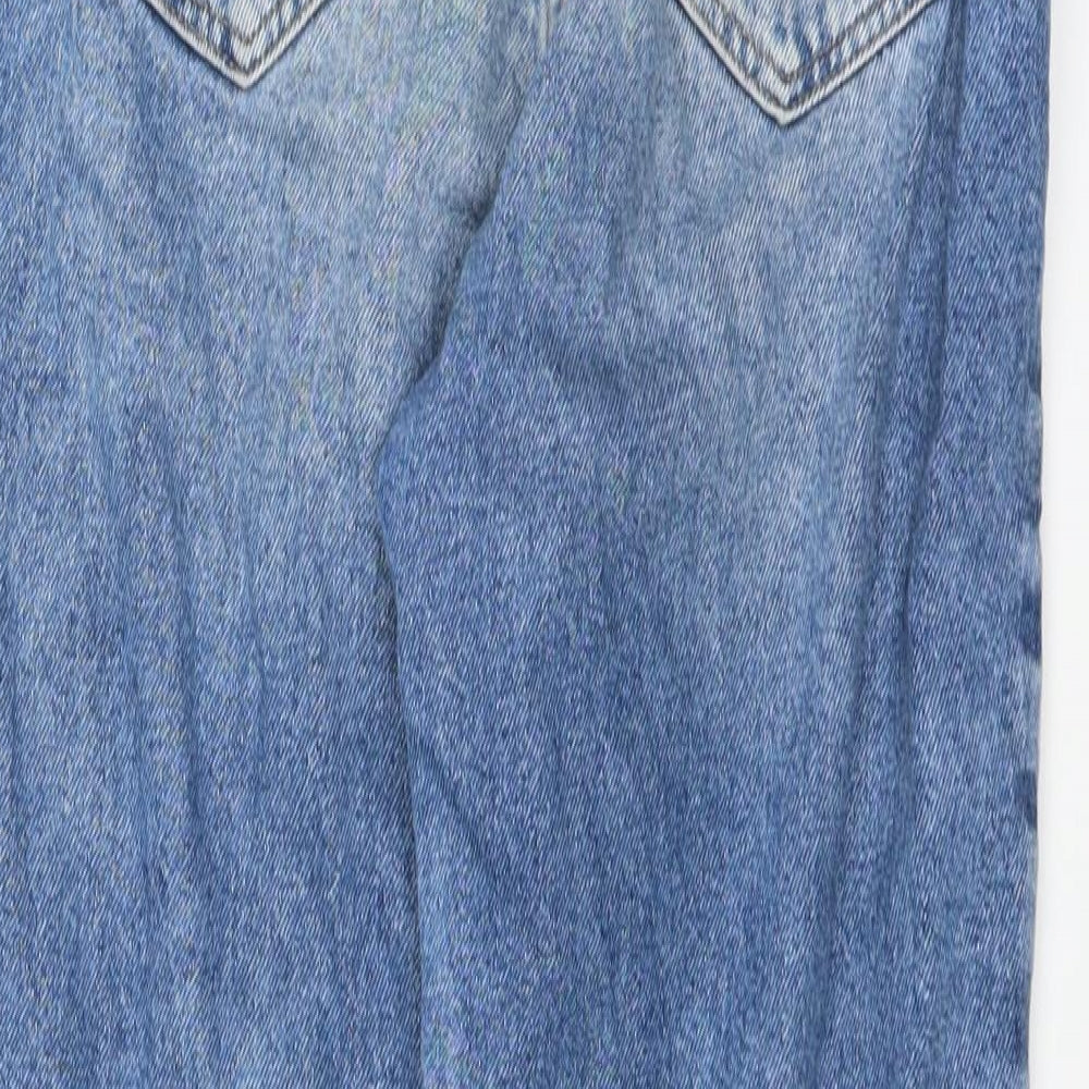 DENIMCO Womens Blue   Straight Jeans Size 10 L30 in