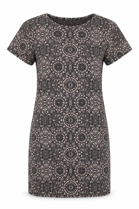 Boohoo Womens Brown Floral  Mini  Size M