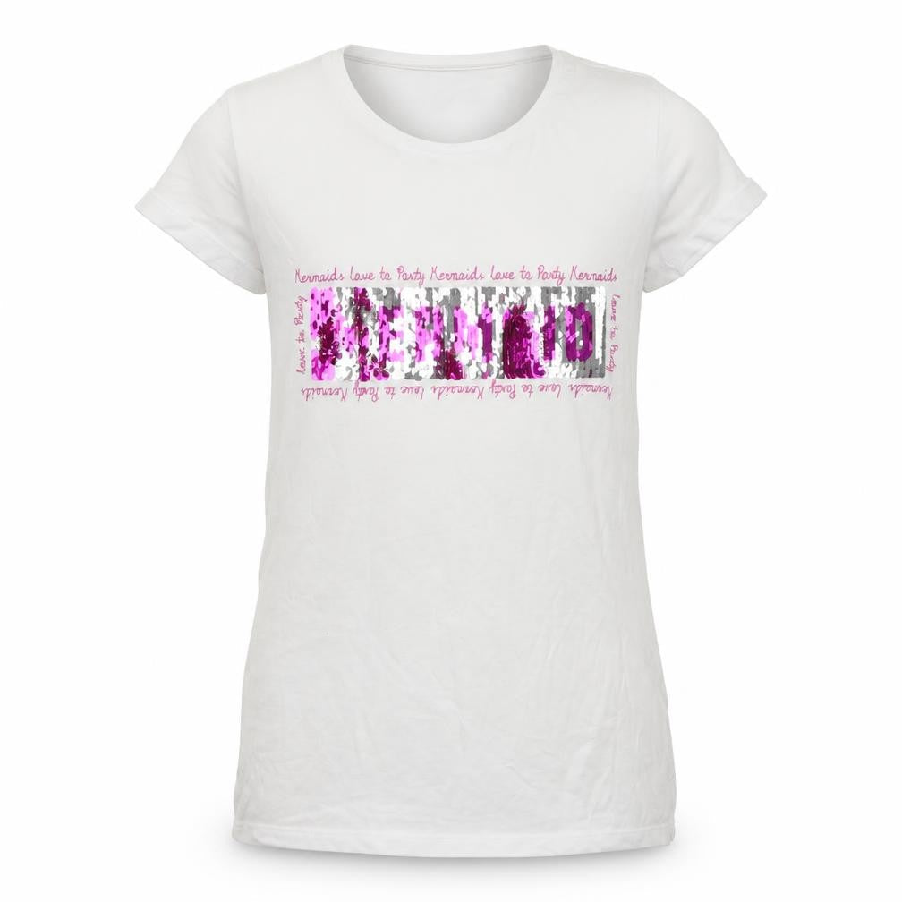 Young Dimension Girls White   Basic T-Shirt Size 11-12 Years