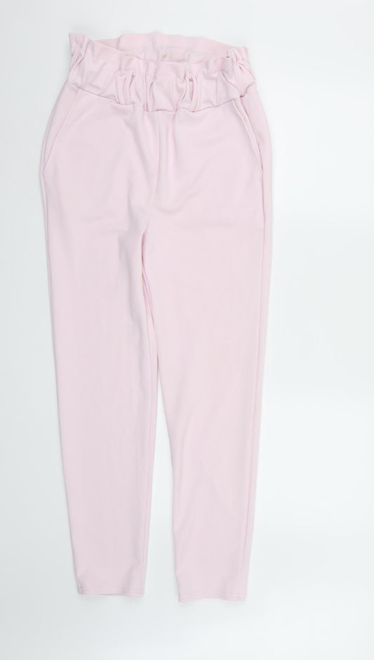 Misspap Womens Pink   Bloomer Trousers Size 10 L26 in