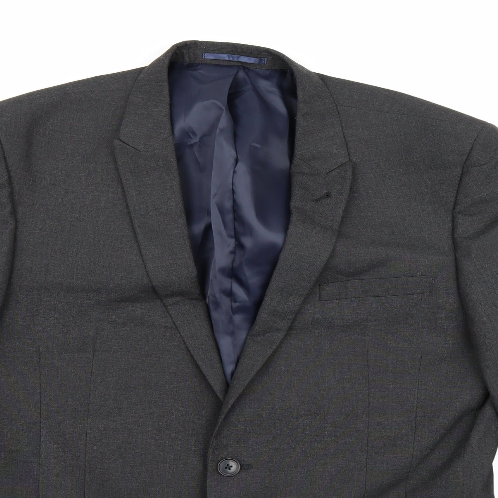 NEXT Mens Grey  Rayon Jacket Suit Jacket Size 42