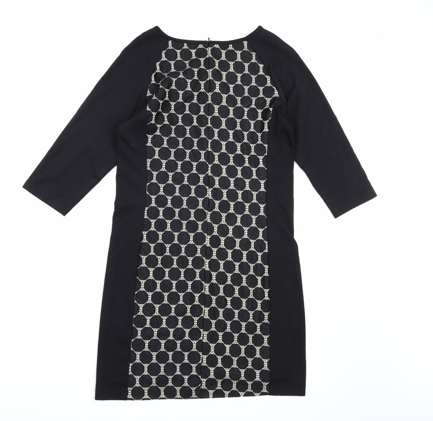 La Redoute Womens Black Polka Dot  Bodycon  Size 14