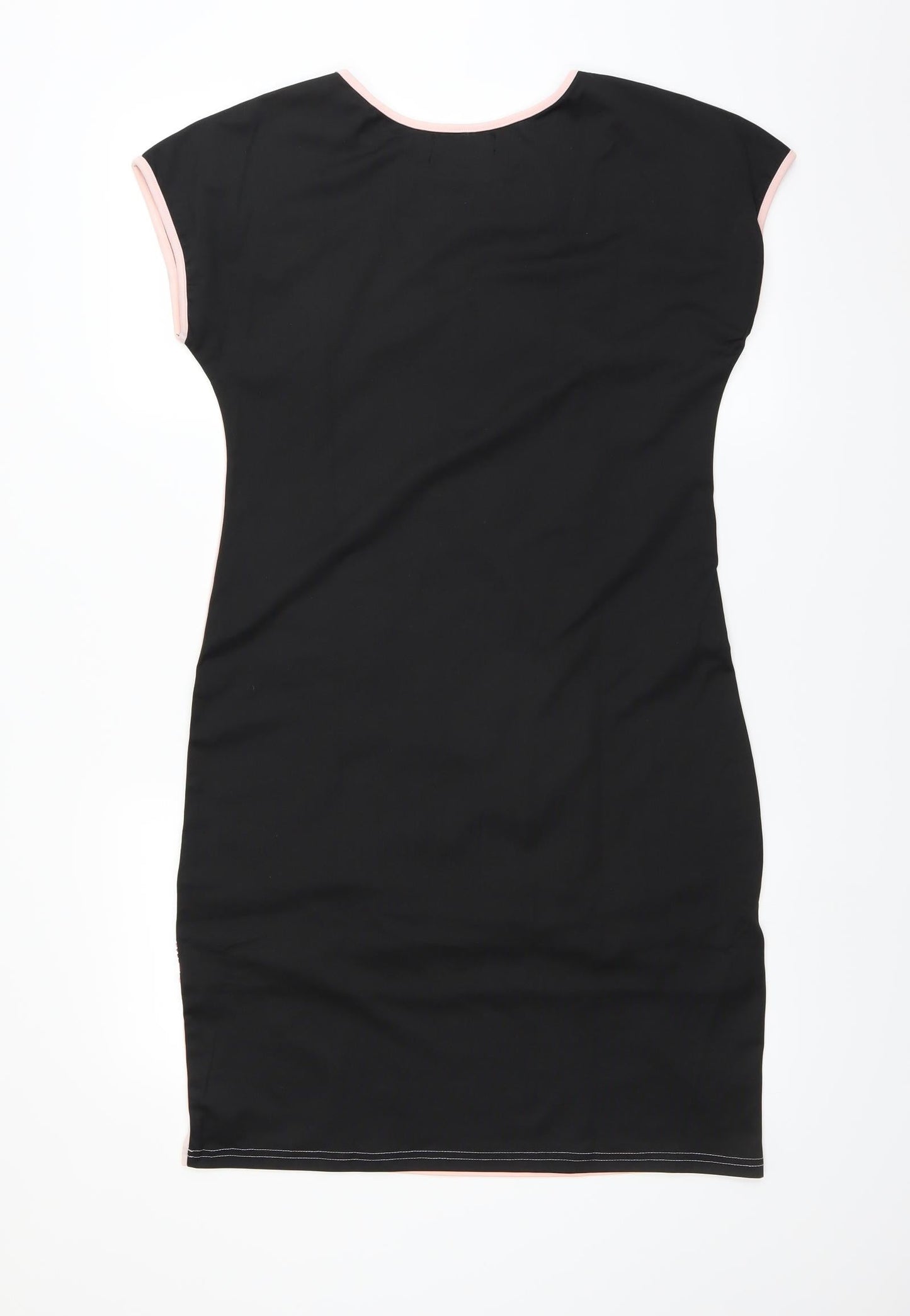 Preworn Womens Black   T-Shirt Dress