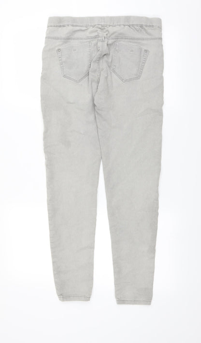 Back view of Primark women’s grey jegging jeans, size UK 10, 29-inch leg