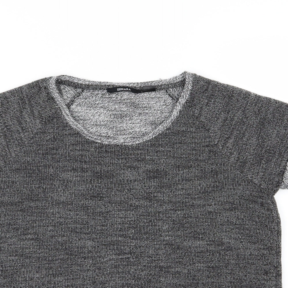 ESMARA Womens Grey  Knit Pullover Jumper Size M