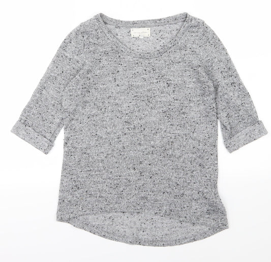 New Look Womens Grey  Knit Pullover Jumper Size 12