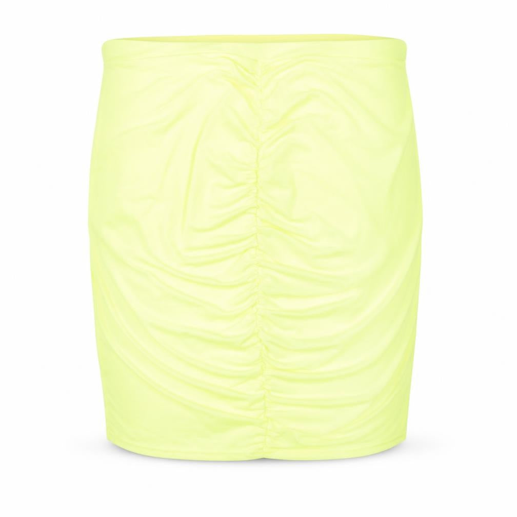 Boohoo Womens Yellow   Straight & Pencil Skirt Size 26  - Neon