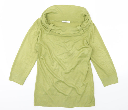 Marks and Spencer Womens Green  Knit Pullover Jumper Size 10