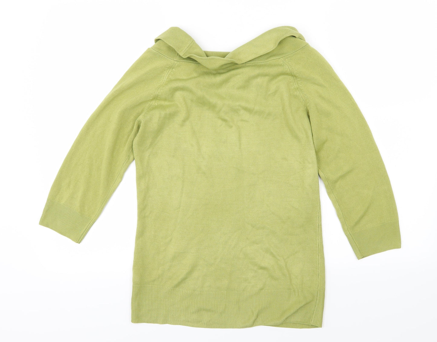 Marks and Spencer Womens Green  Knit Pullover Jumper Size 10