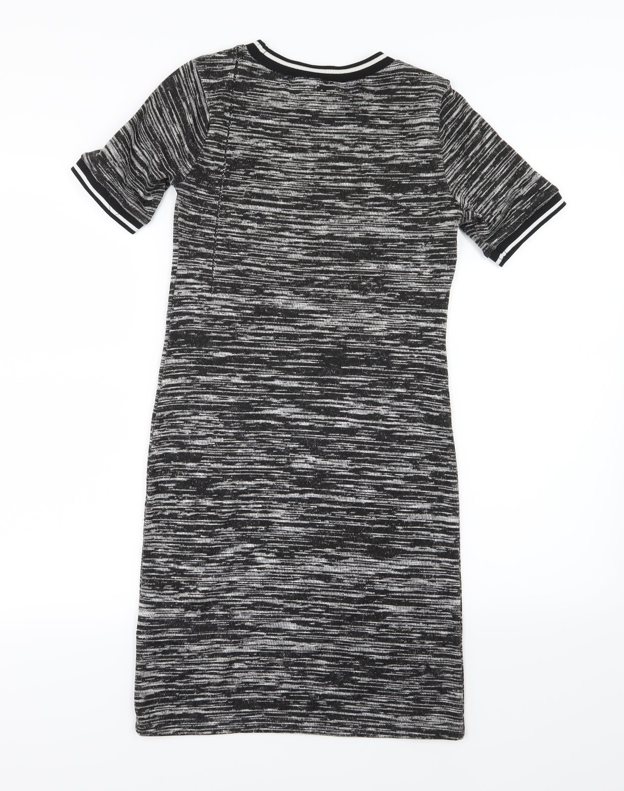 H&M Womens Grey  Knit T-Shirt Dress  Size 12