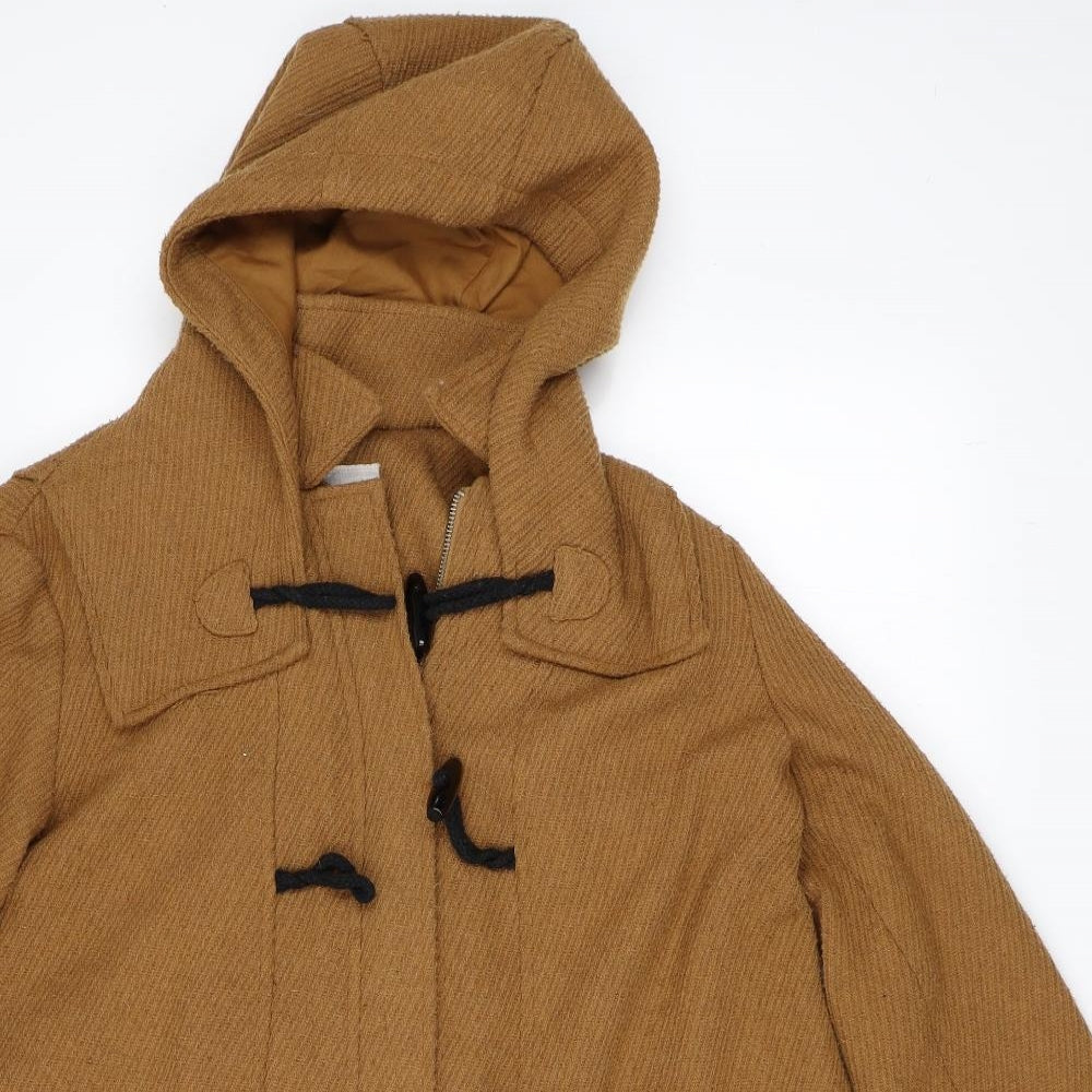 Preworn Womens Beige   Overcoat Coat Size M