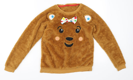 George Girls Beige   Pullover Jumper Size 12-13 Years