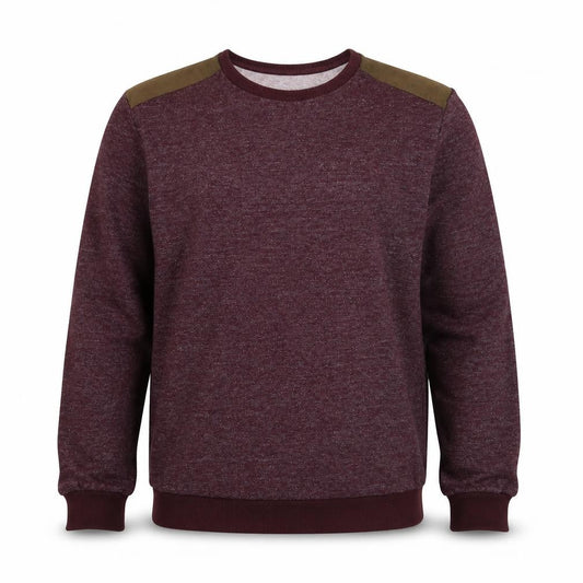 Front view of New Look men’s purple jumper, size M