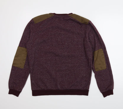 Back view of New Look men’s purple jumper, size M