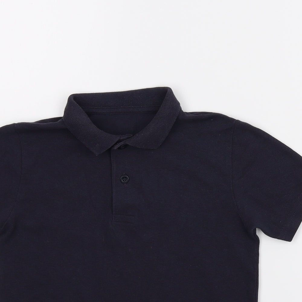 TU  Boys Blue   Basic Polo Size 5 Years