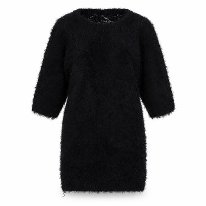 Front view of New Look women’s black jumper, size UK 12