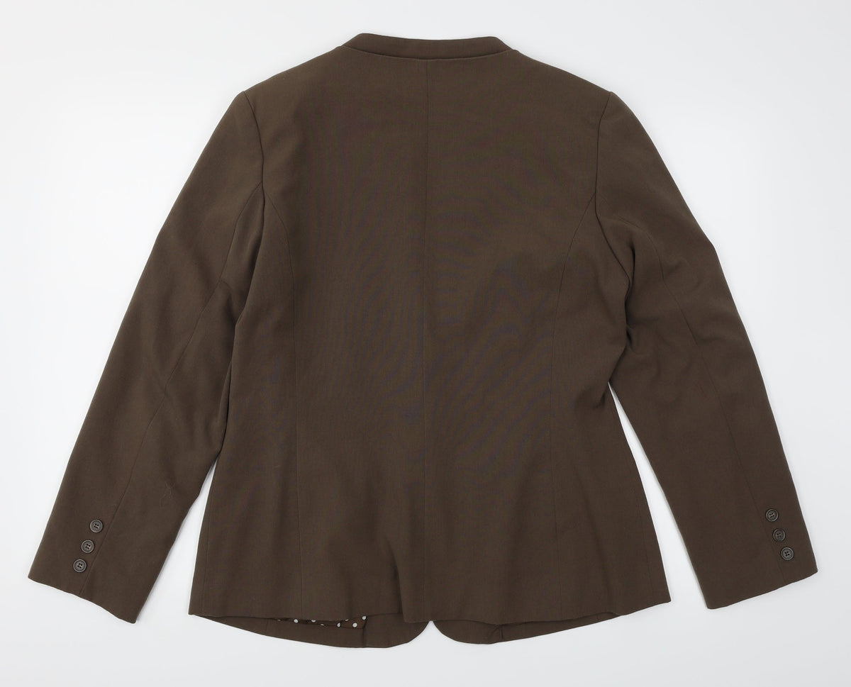 Wardrobe Womens Brown   Jacket Suit Jacket Size 14