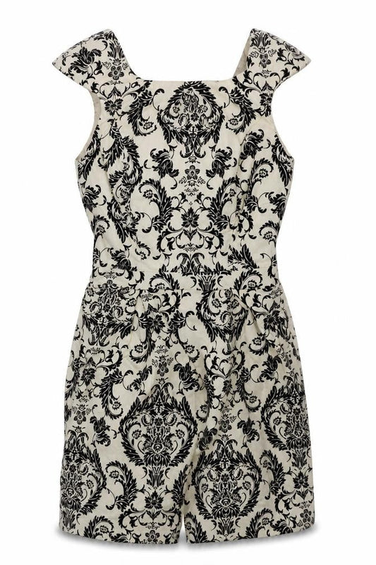 Atmosphere Womens White Floral  A-Line  Size 10