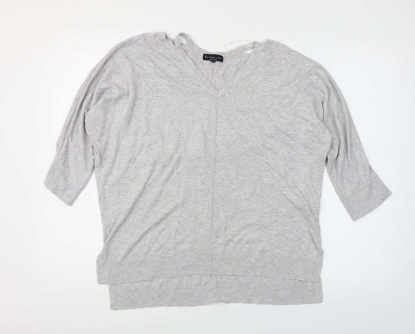 F&F Womens Grey   Pullover Jumper Size 12
