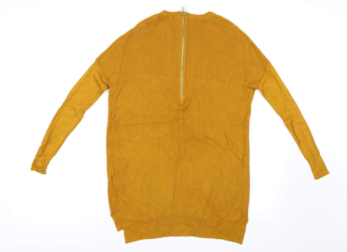 Primark Womens Yellow  Knit Pullover Jumper Size 6