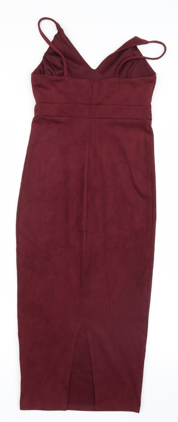 Primark Womens Red  Velvet Bodycon  Size 4