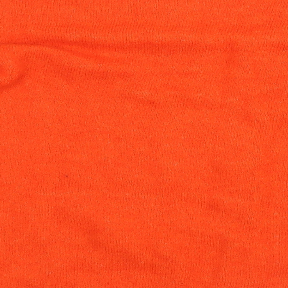 H&M Womens Orange  Knit Pullover Jumper Size XS