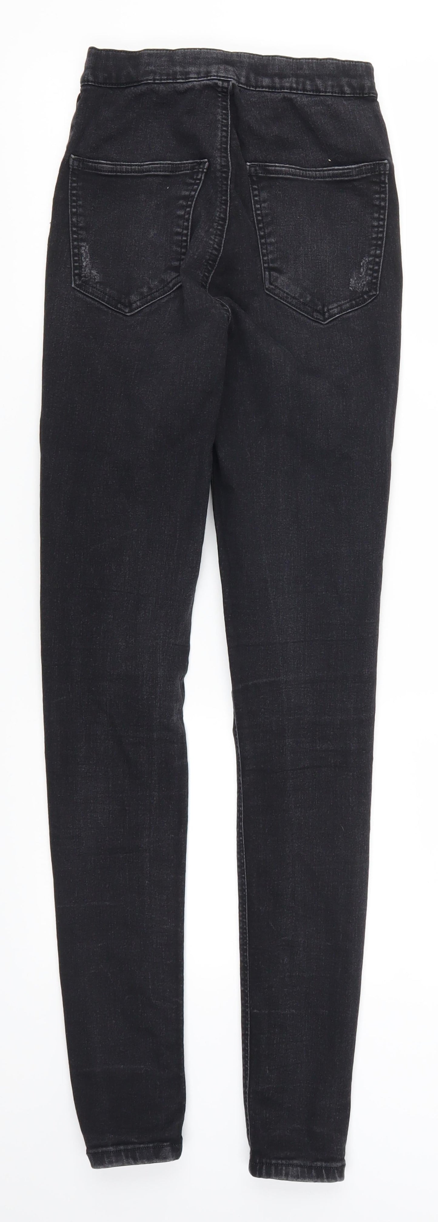 Topshop Womens Grey  Denim Skinny Jeans Size 23 in L28 in