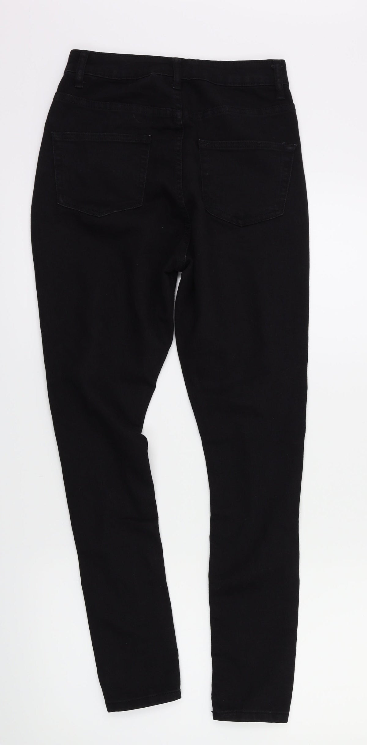 Boohoo Womens Black  Denim Skinny Jeans Size 8 L26 in