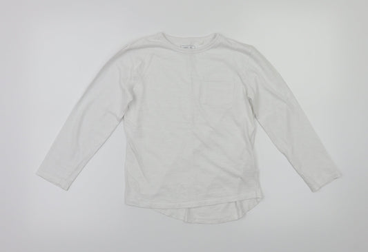 NEXT Boys White  Flannel Basic Casual Size 7 Years