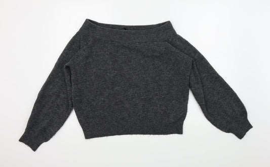Divided by H&M Womens Grey   Pullover Jumper Size L