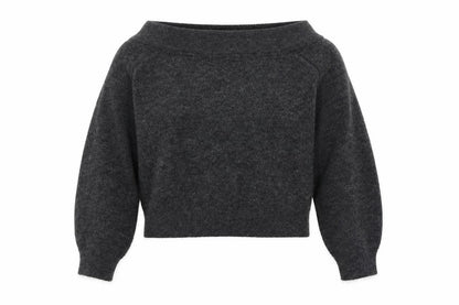 Front view of Divided by H&M women’s grey jumper, size L
