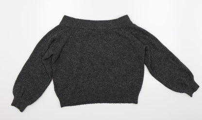 Back view of Divided by H&M women’s grey jumper, size L