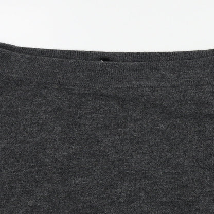 Close-up detail of Divided by H&M women’s grey jumper, size L