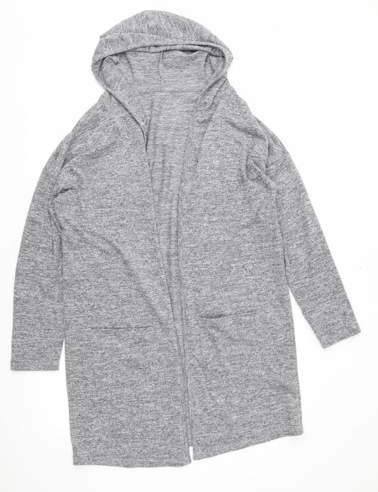 New Look Womens Grey   Cardigan Hoodie Size M