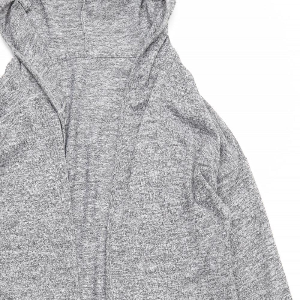 New Look Womens Grey   Cardigan Hoodie Size M