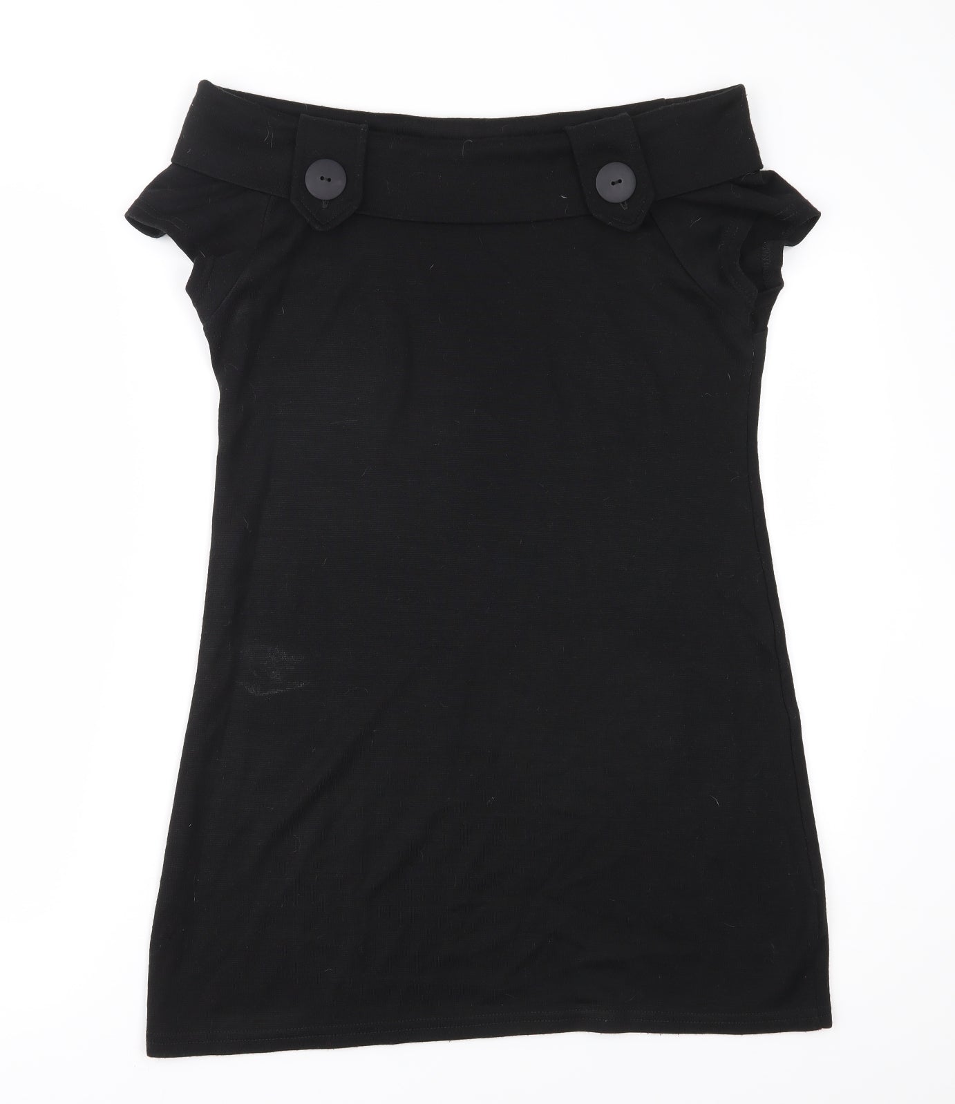 Miso Womens Black  Jersey Shift  Size M