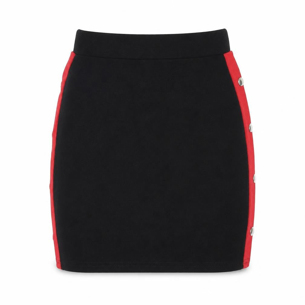 Prague Womens Black  Jersey Straight & Pencil Skirt Size 8