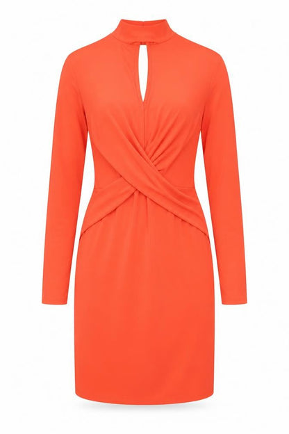 Prague Womens Orange   Sheath  Size 10