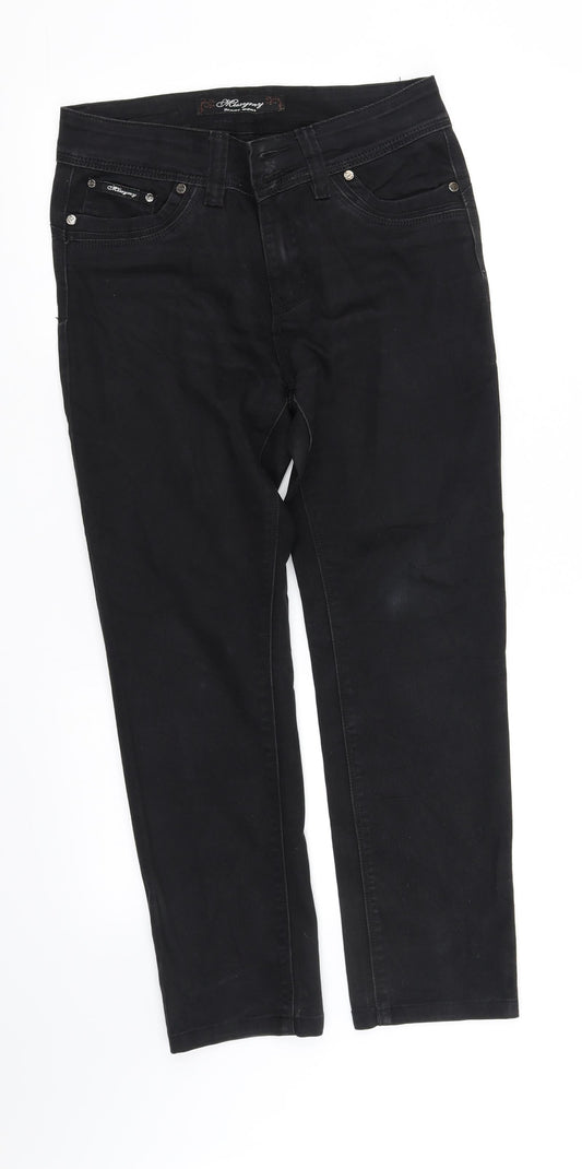 MISSY M Womens Black   Trousers  Size 10 L29 in