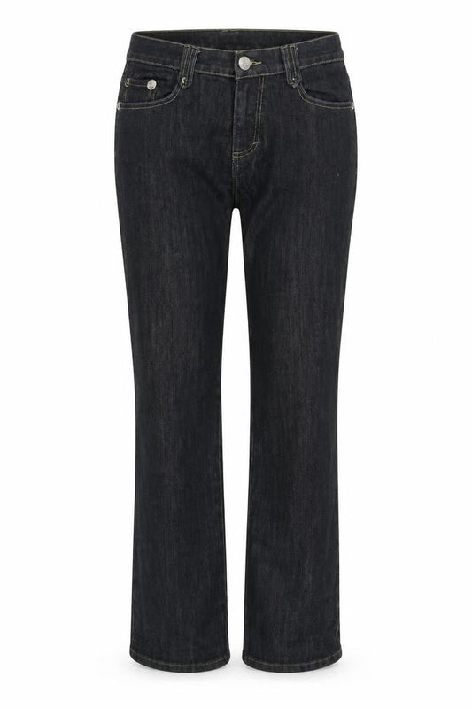 pre worn Womens Black   Straight Jeans Size L L29 in