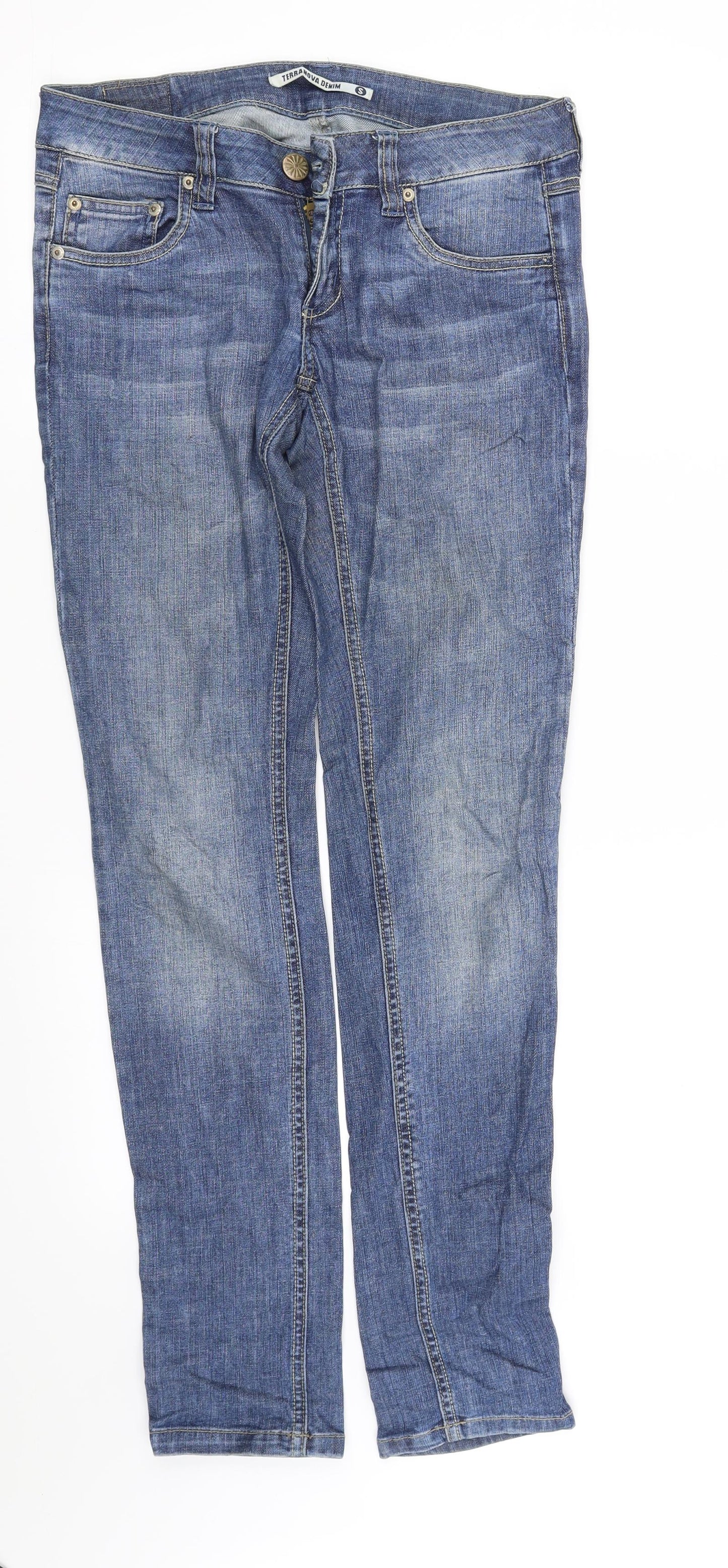 Terranova Womens Blue   Straight Jeans Size S L33 in