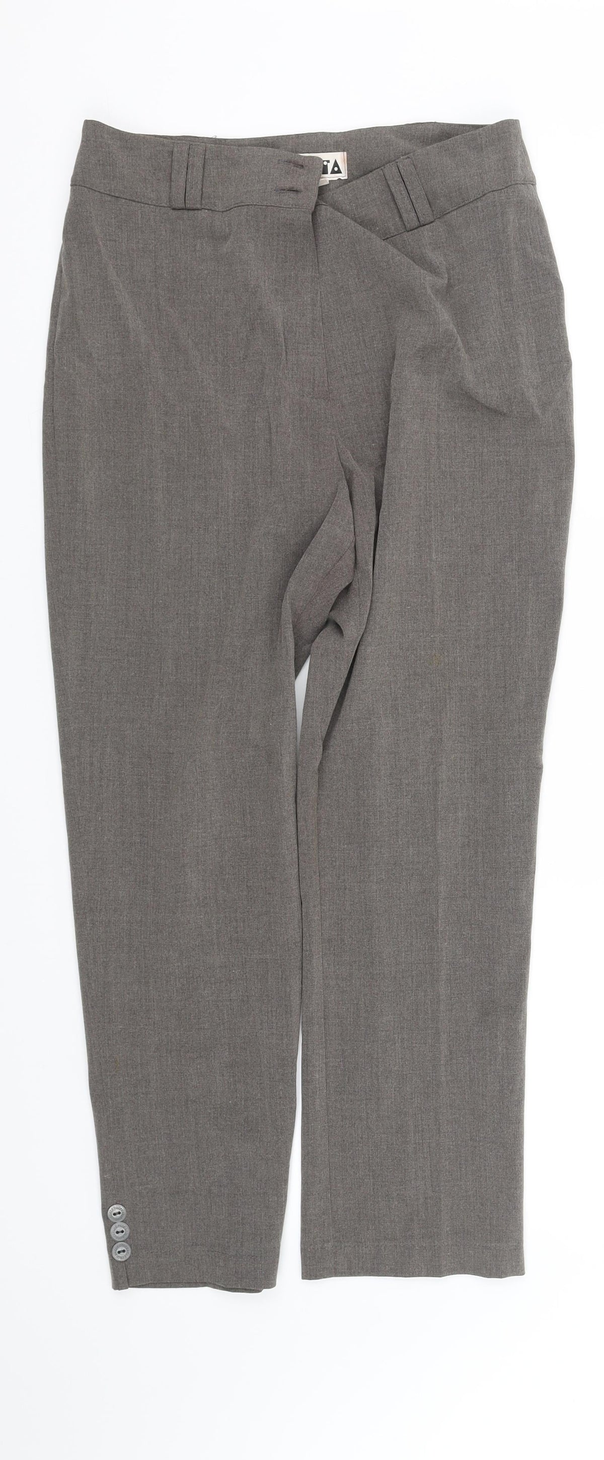 pre worn Womens Grey   Trousers  Size 12 L30 in