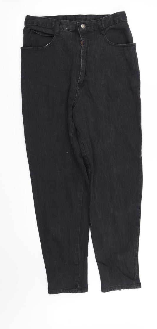 pre worn Womens Black   Straight Jeans Size 14 L34 in