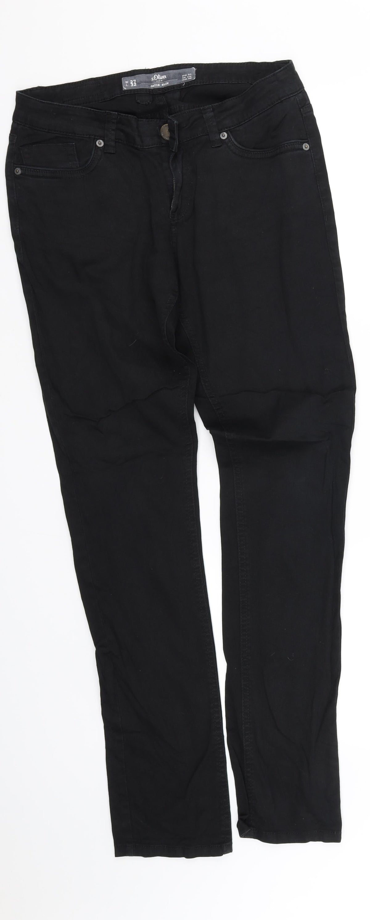 pre worn Womens Black   Trousers  Size S L32 in
