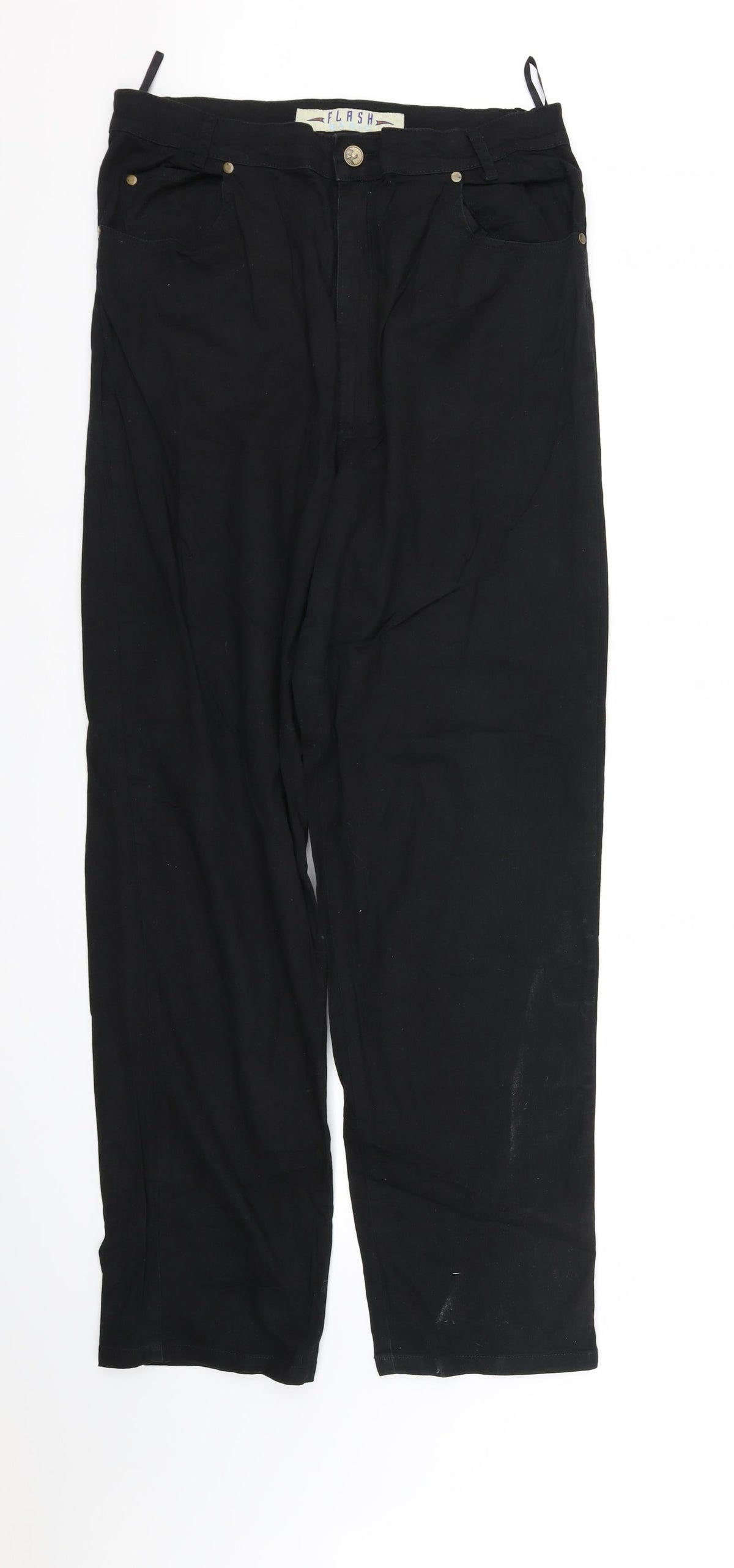 pre worn Womens Black   Trousers  Size L L37 in