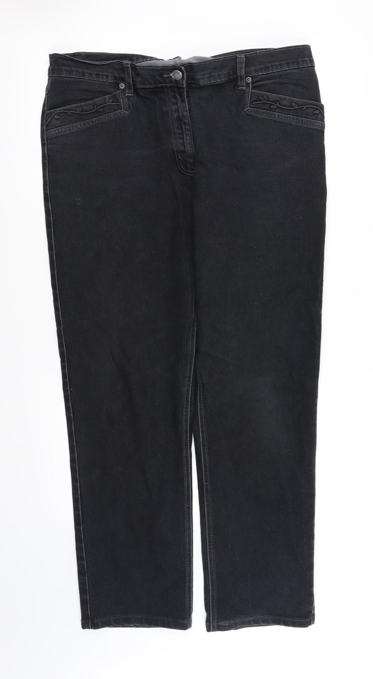 pre worn Womens Black   Trousers  Size M L38.5 in