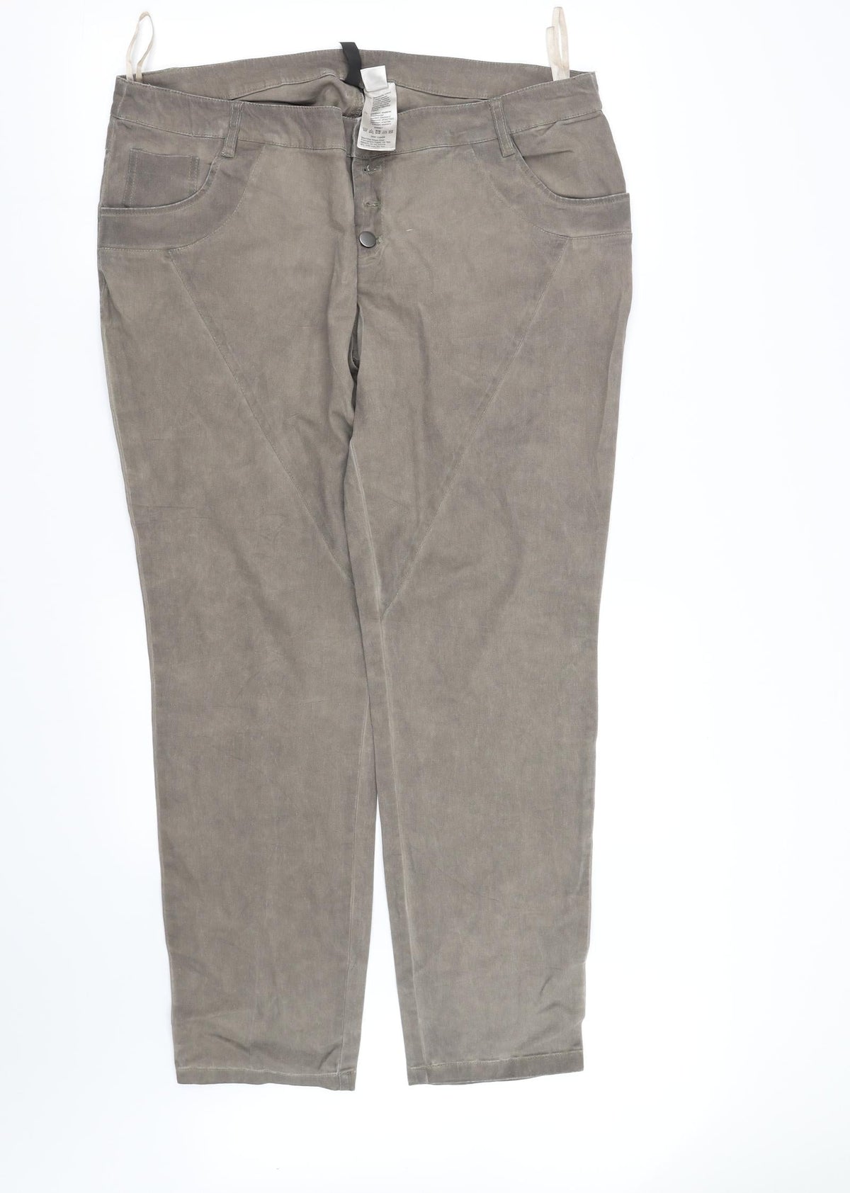pre worn Womens Grey Houndstooth  Trousers  Size 20 in L32 in