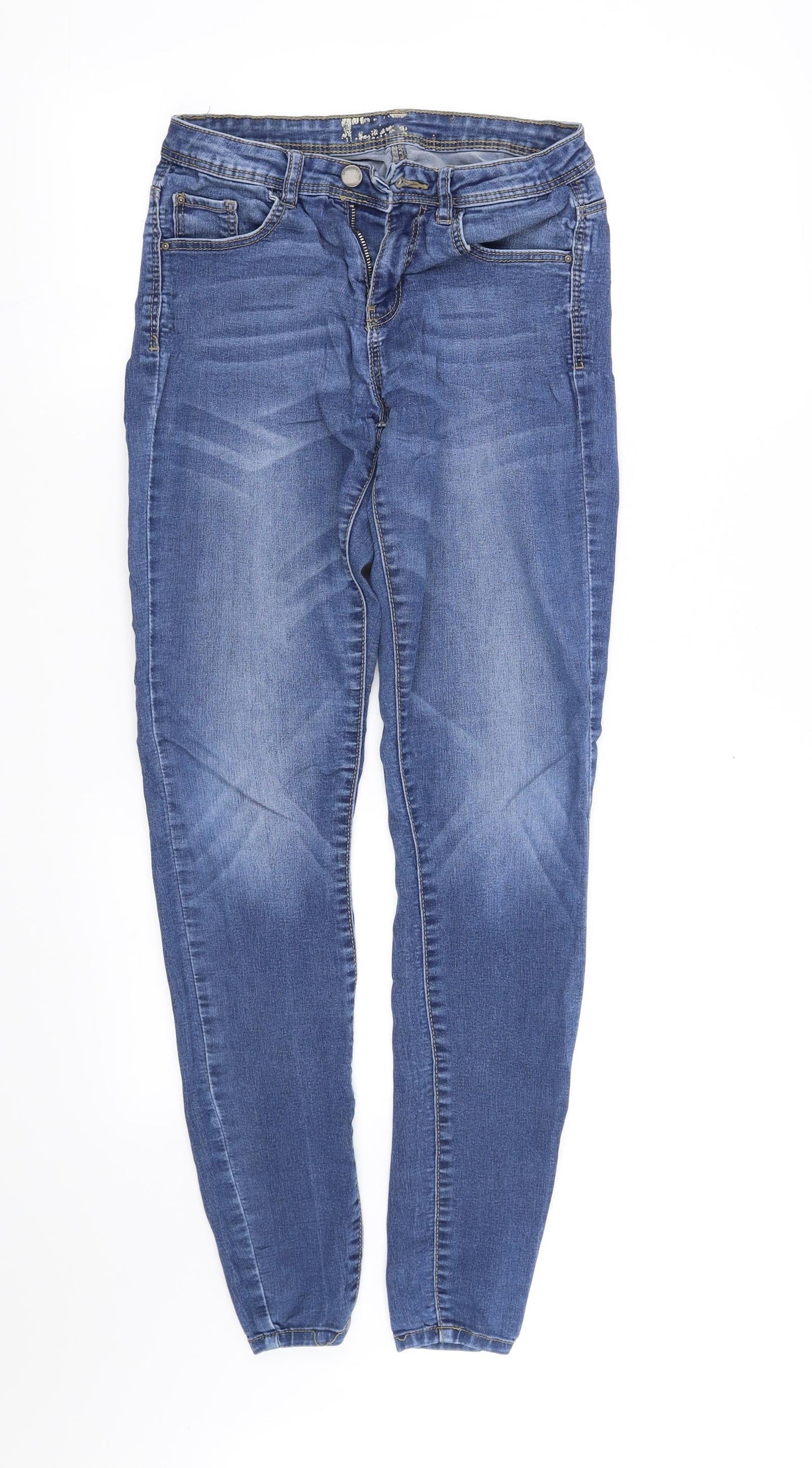 pre worn Womens Blue   Straight Jeans Size M L32 in